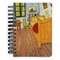 The Bedroom in Arles (Van Gogh 1888) Spiral Journal Small - Front View