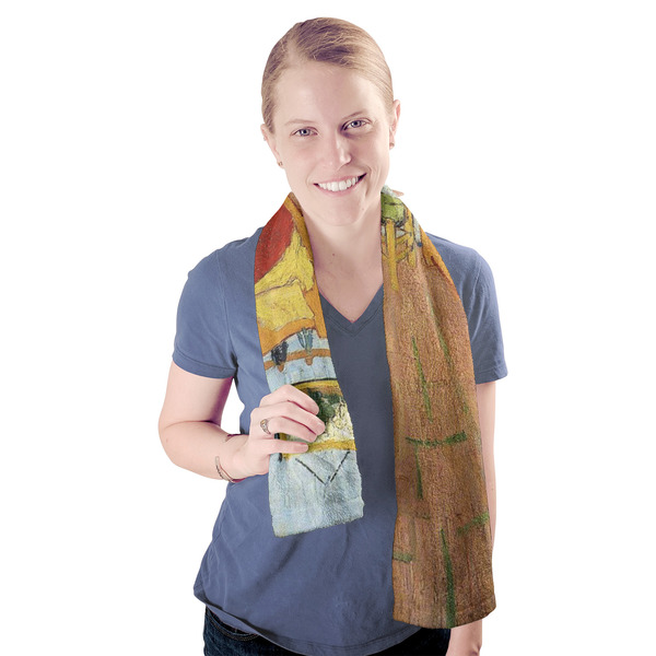 The Bedroom in Arles (Van Gogh 1888) Sport Towel - Exercise use - Model