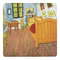 The Bedroom in Arles (Van Gogh 1888) Square Decal