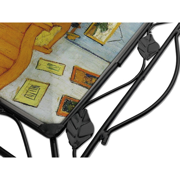 The Bedroom in Arles (Van Gogh 1888) Square Trivet - Detail