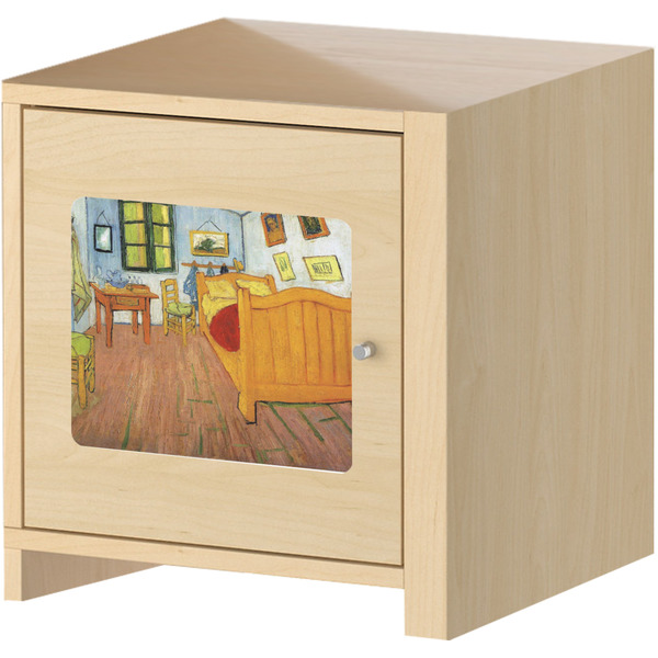 The Bedroom in Arles (Van Gogh 1888) Square Wall Decal on Wooden Cabinet