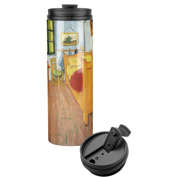 Custom The Bedroom in Arles (Van Gogh 1888) Stainless Steel Skinny Tumbler