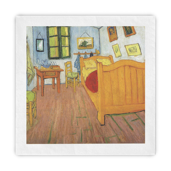 Custom The Bedroom in Arles (Van Gogh 1888) Decorative Paper Napkins