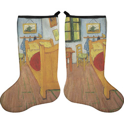 The Bedroom in Arles (Van Gogh 1888) Holiday Stocking - Double-Sided - Neoprene