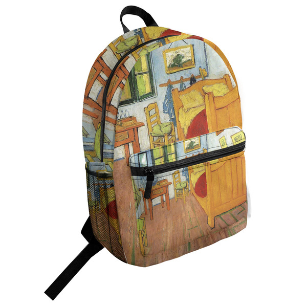 Custom The Bedroom in Arles (Van Gogh 1888) Student Backpack
