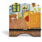The Bedroom in Arles (Van Gogh 1888) Stylized Tablet Stand - Front without iPad