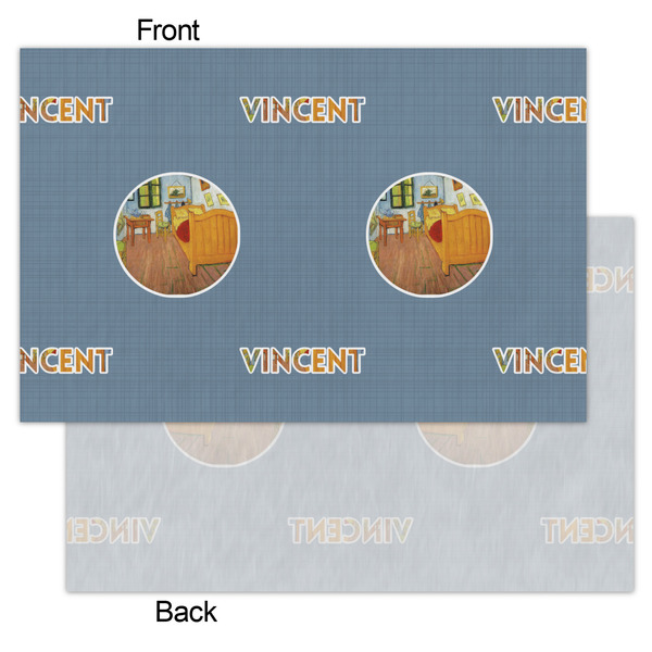 The Bedroom in Arles (Van Gogh 1888) Tissue Paper - Heavyweight - Small - Front & Back