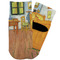 The Bedroom in Arles (Van Gogh 1888) Toddler Ankle Socks - Single Pair - Front and Back