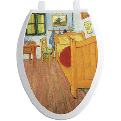 The Bedroom in Arles (Van Gogh 1888) Toilet Seat Decal - Elongated