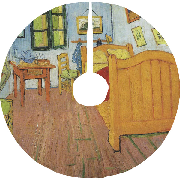 Custom The Bedroom in Arles (Van Gogh 1888) Tree Skirt