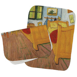 The Bedroom in Arles (Van Gogh 1888) Burp Cloths - Fleece - Set of 2