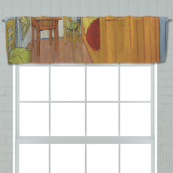 The Bedroom in Arles (Van Gogh 1888) Valance - Closeup on window