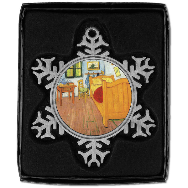 The Bedroom in Arles (Van Gogh 1888) Vintage Snowflake - In box