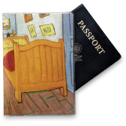 The Bedroom in Arles (Van Gogh 1888) Passport Holder - Vinyl Cover
