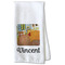 The Bedroom in Arles (Van Gogh 1888) Kitchen Towel - Waffle Weave - Partial Print
