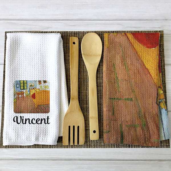 The Bedroom in Arles (Van Gogh 1888) Waffle Weave Towels - 2 Print Styles