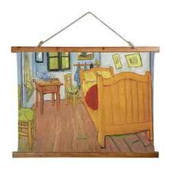 The Bedroom in Arles (Van Gogh 1888) Wall Hanging Tapestry - Wide
