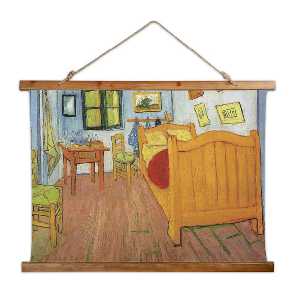 Custom The Bedroom in Arles (Van Gogh 1888) Wall Hanging Tapestry - Wide