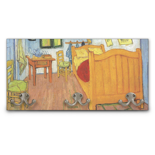 Custom The Bedroom in Arles (Van Gogh 1888) Wall Mounted Coat Rack