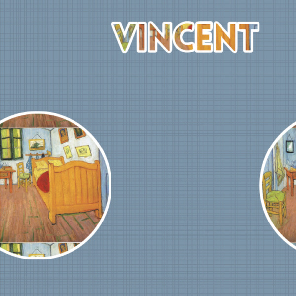 The Bedroom in Arles (Van Gogh 1888) Wallpaper Square