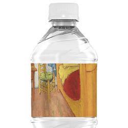 The Bedroom in Arles (Van Gogh 1888) Water Bottle Labels - Custom Sized