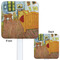 The Bedroom in Arles (Van Gogh 1888) White Plastic Stir Stick - Double Sided - Front & Back