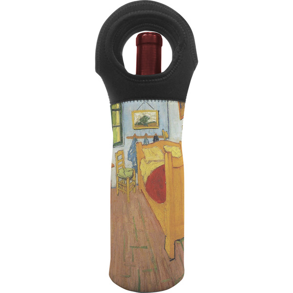 Custom The Bedroom in Arles (Van Gogh 1888) Wine Tote Bag