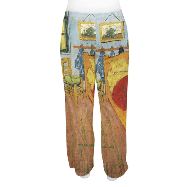 The Bedroom in Arles (Van Gogh 1888) Women's Pj on model - Back