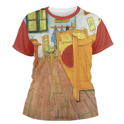 The Bedroom in Arles (Van Gogh 1888) Women's Crew T-Shirt - X Large