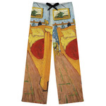 The Bedroom in Arles (Van Gogh 1888) Womens Pajama Pants - S