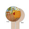 The Bedroom in Arles (Van Gogh 1888) Wooden 6" Food Pick - Round - Single Sided - Front & Back