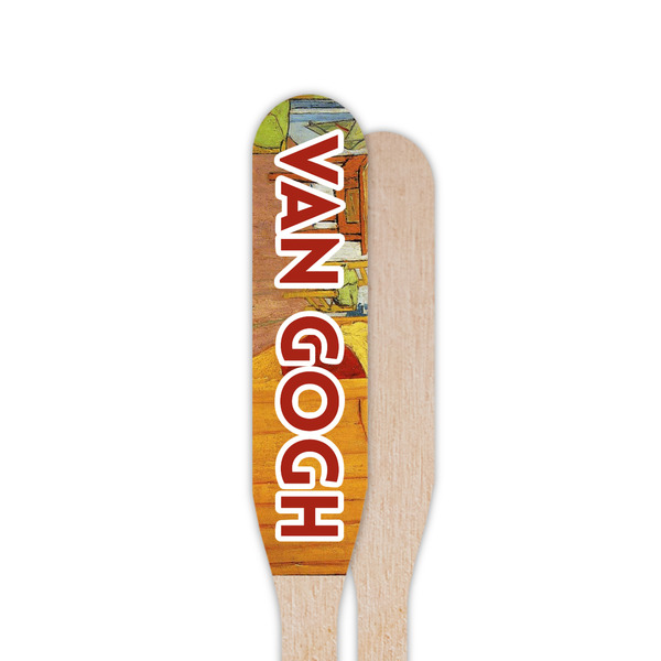 The Bedroom in Arles (Van Gogh 1888) Wooden Food Pick - Paddle - Single Sided - Front & Back