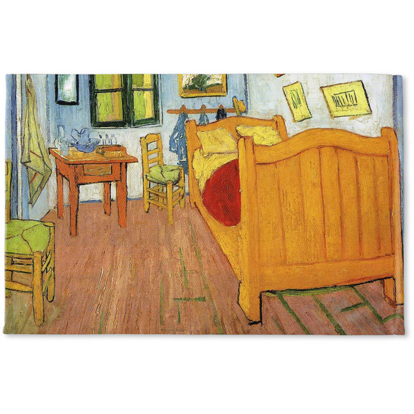 Custom The Bedroom in Arles (Van Gogh 1888) Woven Mat