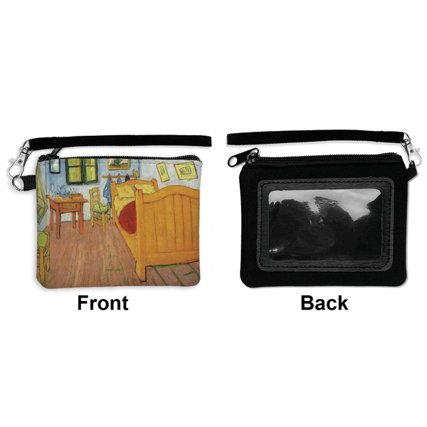The Bedroom in Arles (Van Gogh 1888) Wristlet ID Cases - Front & Back