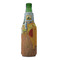 The Bedroom in Arles (Van Gogh 1888) Zipper Bottle Cooler - FRONT (bottle)