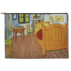 The Bedroom in Arles (Van Gogh 1888) Zipper Pouch - Large - 12.5"x8.5"