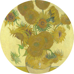 Sunflowers (Van Gogh 1888) 1" Multipurpose Round Labels