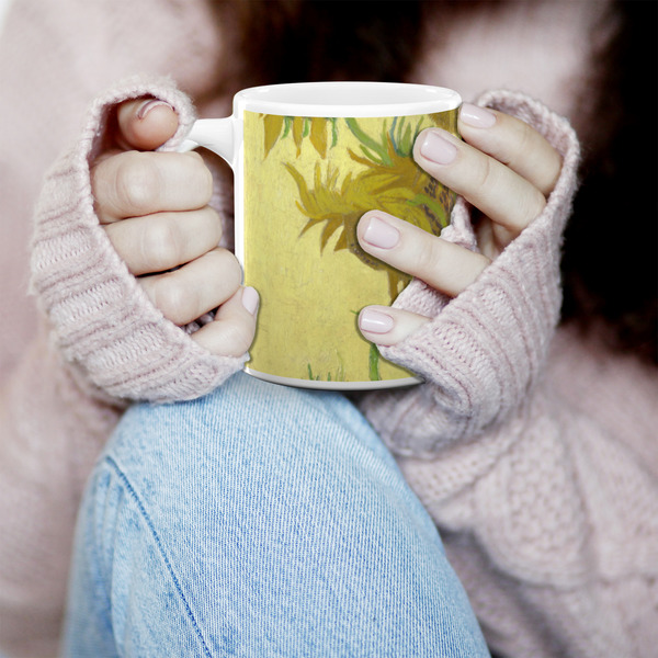 Sunflowers (Van Gogh 1888) 11oz Coffee Mug - LIFESTYLE