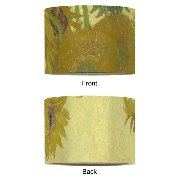 Sunflowers (Van Gogh 1888) 12" Drum Lampshade - APPROVAL (Fabric)