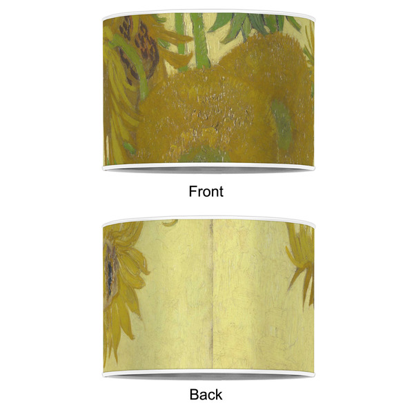 Sunflowers (Van Gogh 1888) 12" Drum Lampshade - APPROVAL (Poly Film)