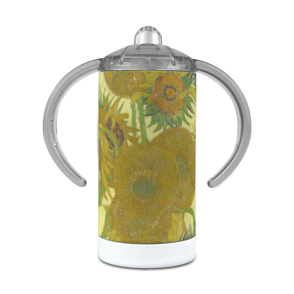 Custom Sunflowers (Van Gogh 1888) 12 oz Stainless Steel Sippy Cup