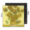 Sunflowers (Van Gogh 1888) 12x12 Wood Print - Front & Back View