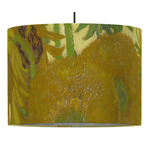 Sunflowers (Van Gogh 1888) Drum Pendant Lamp