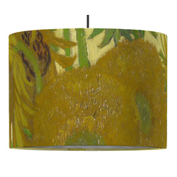 Sunflowers (Van Gogh 1888) Drum Pendant Lamp