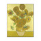 Sunflowers (Van Gogh 1888) Wood Print - 16x20