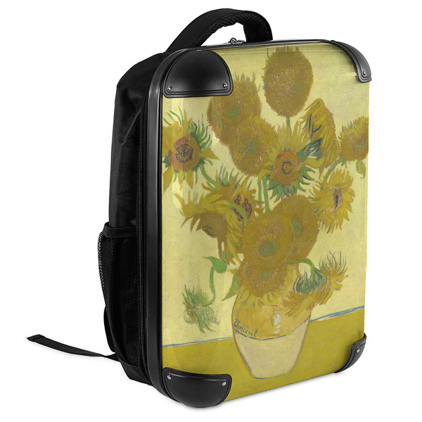 Sunflowers (Van Gogh 1888) 18" Hard Shell Backpacks - ANGLED VIEW