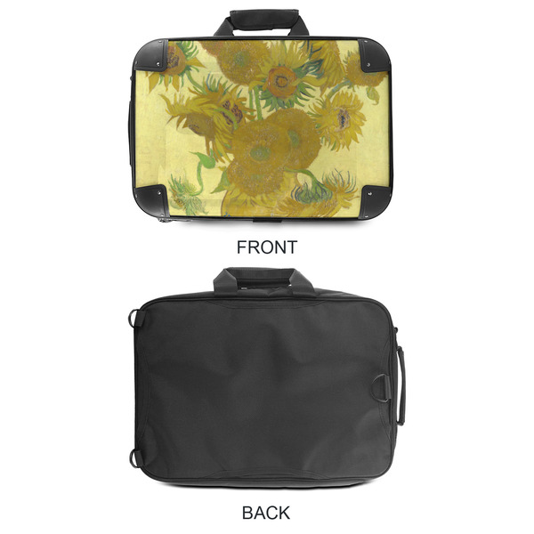 Sunflowers (Van Gogh 1888) 18" Laptop Briefcase - APPROVAL