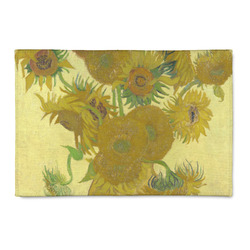 Sunflowers (Van Gogh 1888) 2' x 3' Patio Rug