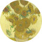 Sunflowers (Van Gogh 1888) 3" Multipurpose Round Labels - Single Sticker