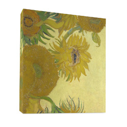 Sunflowers (Van Gogh 1888) 3 Ring Binder - Full Wrap - 1"